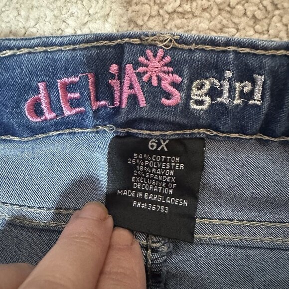 Disney Hocus Pocus Shirt & Delia's Jeans Girls 6X Black T-Shirt & Jeans W/Belt - Picture 6 of 7